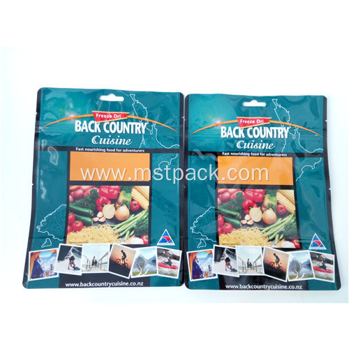 Plastic Print Packaging Bag with Euro Slot